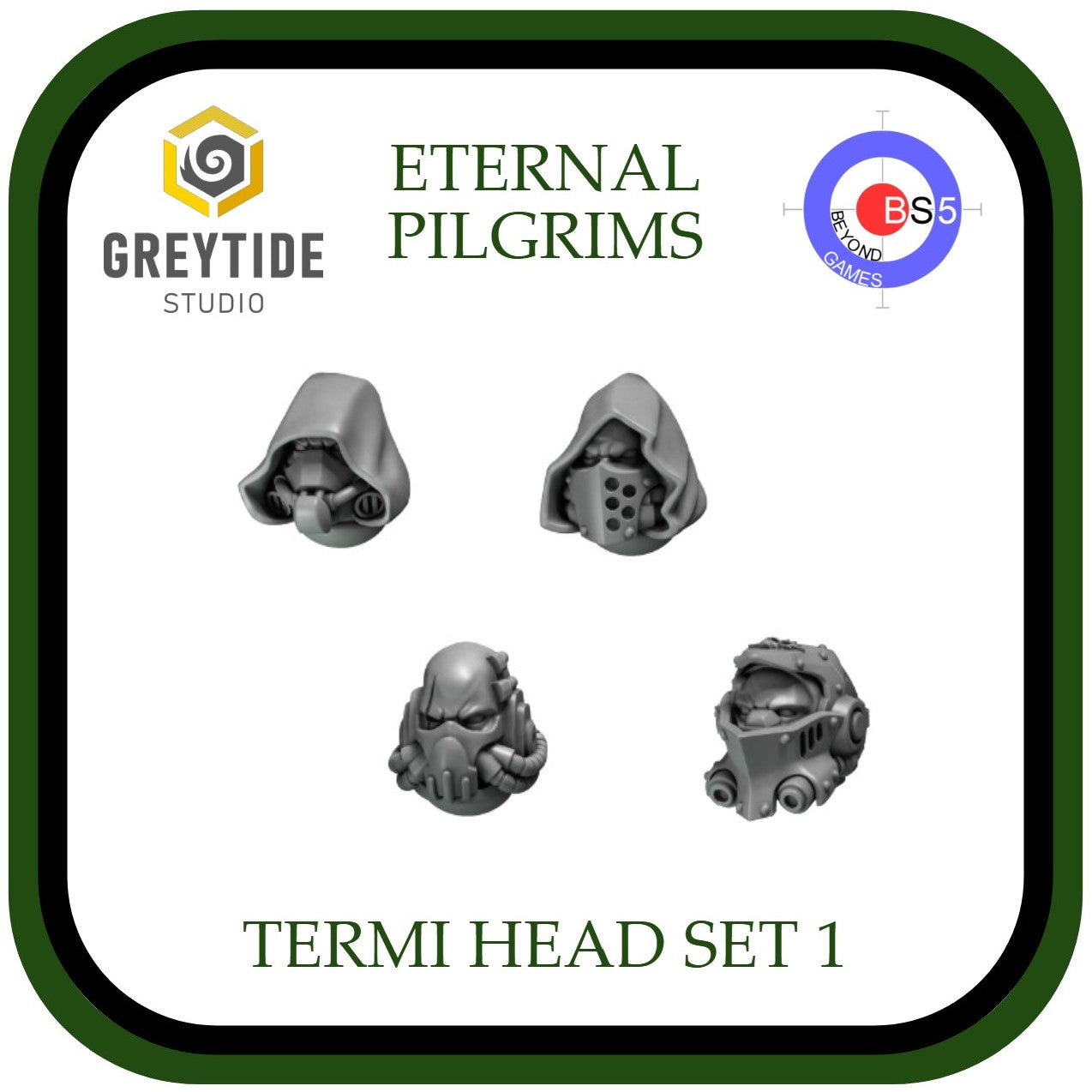 Termi Head Set 1 - Eternal Pilgrims - GreyTide Studio