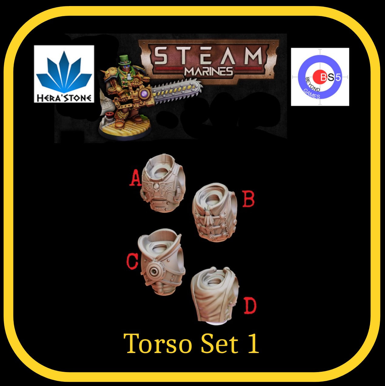 Torso Set 1 - Steam Marines