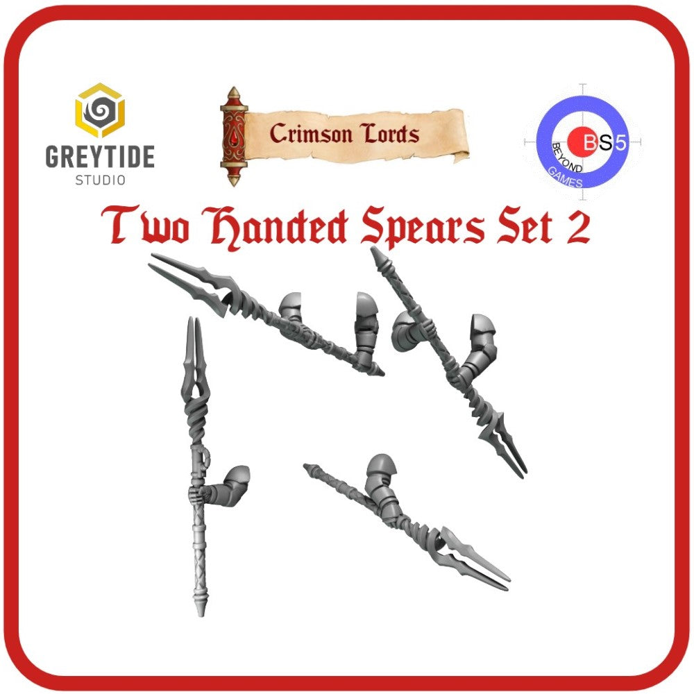 Two-Handed Spears Set 2 - Crimson Lords