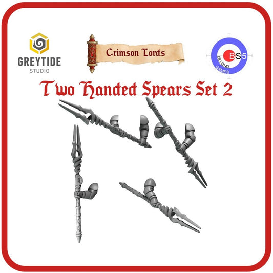 Two-Handed Spears Set 2 - Crimson Lords