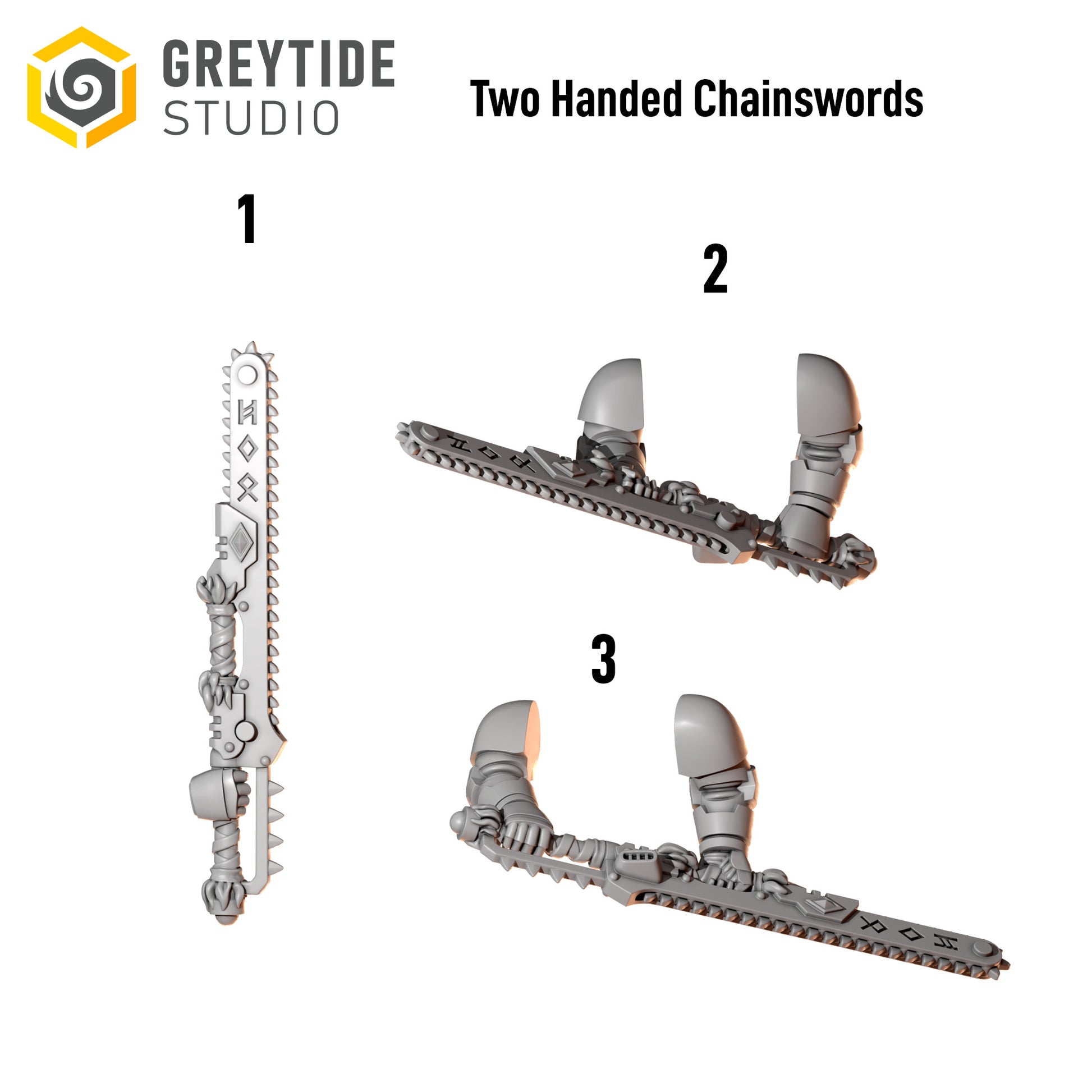 Two-Handed Chainswords - Primal Hounds - 2
