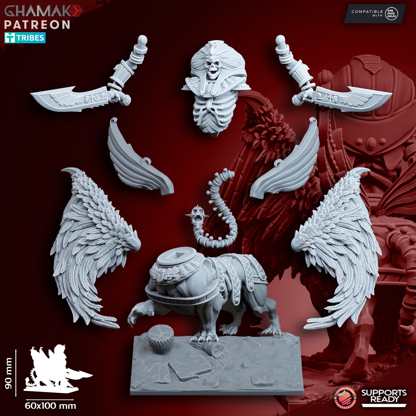 Undead Winged Sphinx - Undead Pharaohs