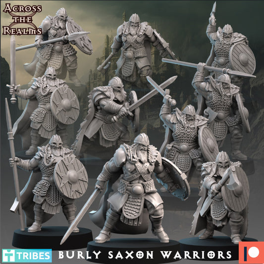 Burly Saxon Warriors - Across the Realms