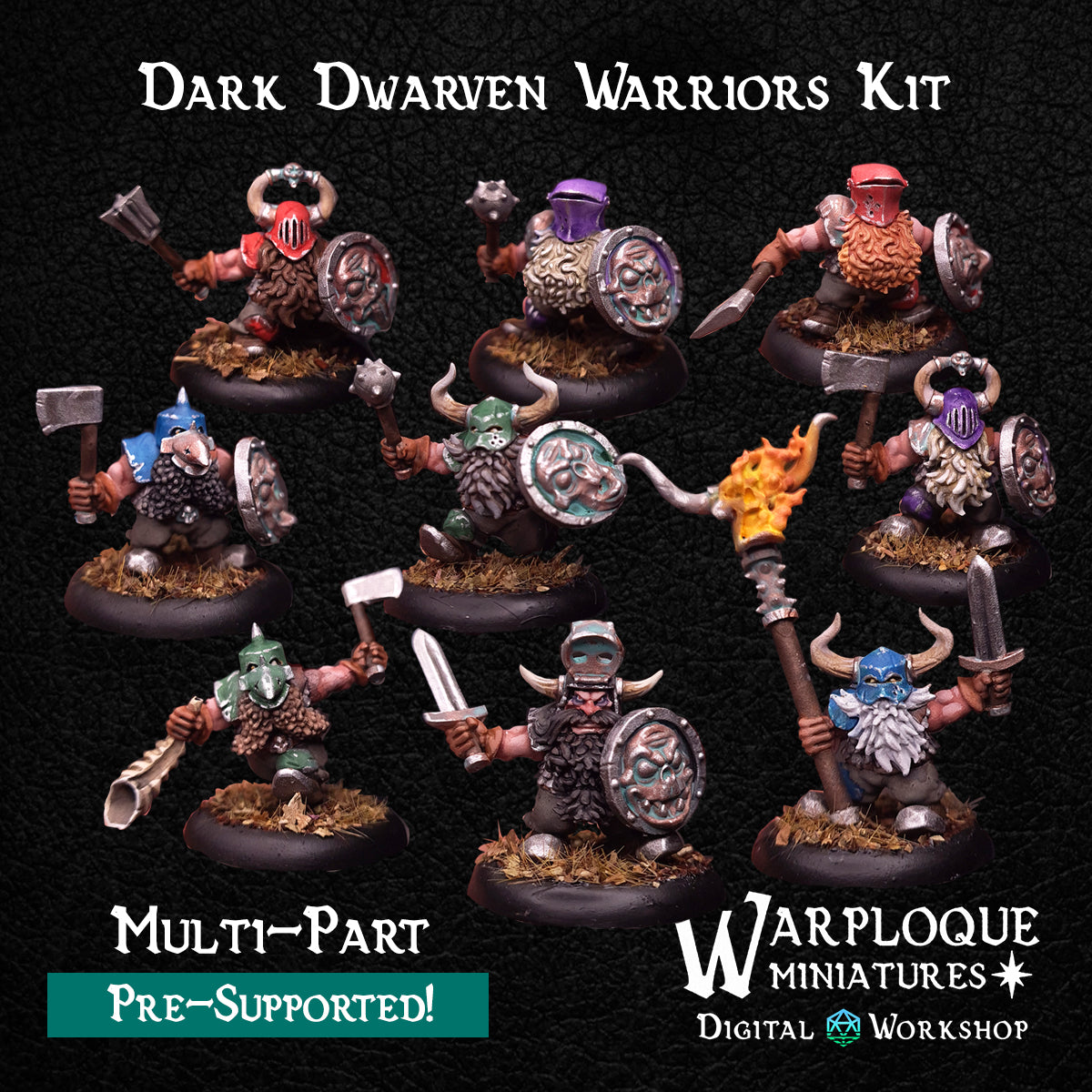 Dark Dwarf Army - Warp Miniatures