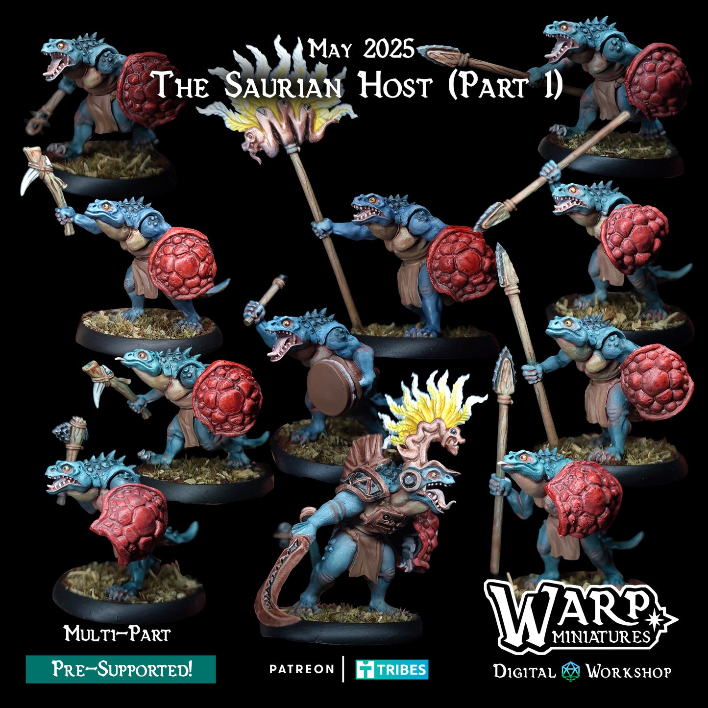 Saurian Host (Part 1) - Warp Miniatures - 1