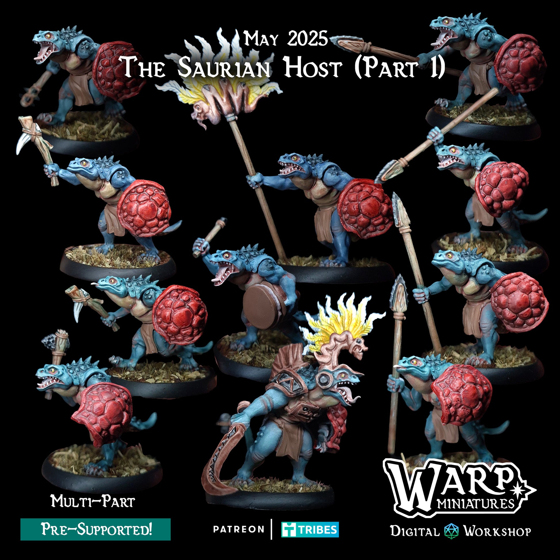 Saurian Host (Part 1) - Warp Miniatures - 1