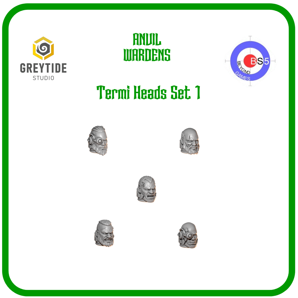 Termi Heads Set 1 - Anvil Wardens - 1
