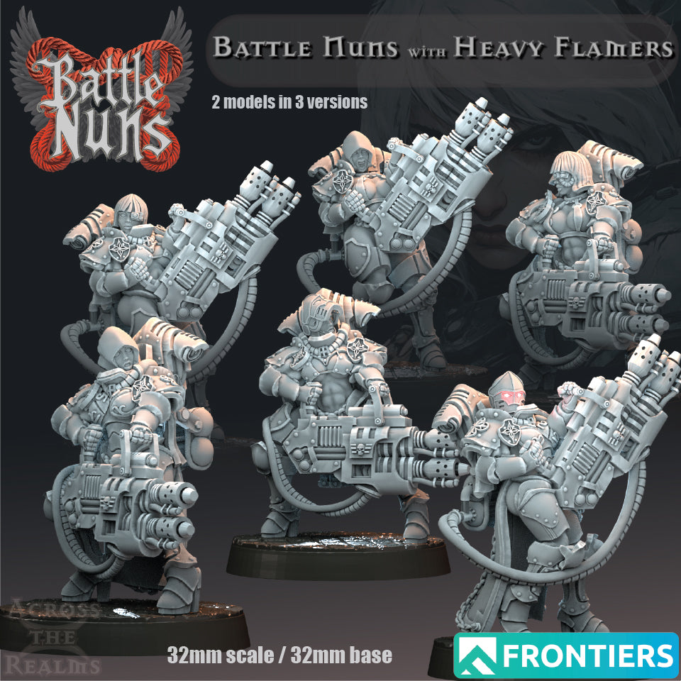 Heavy Flamers - Battle Nuns - 1