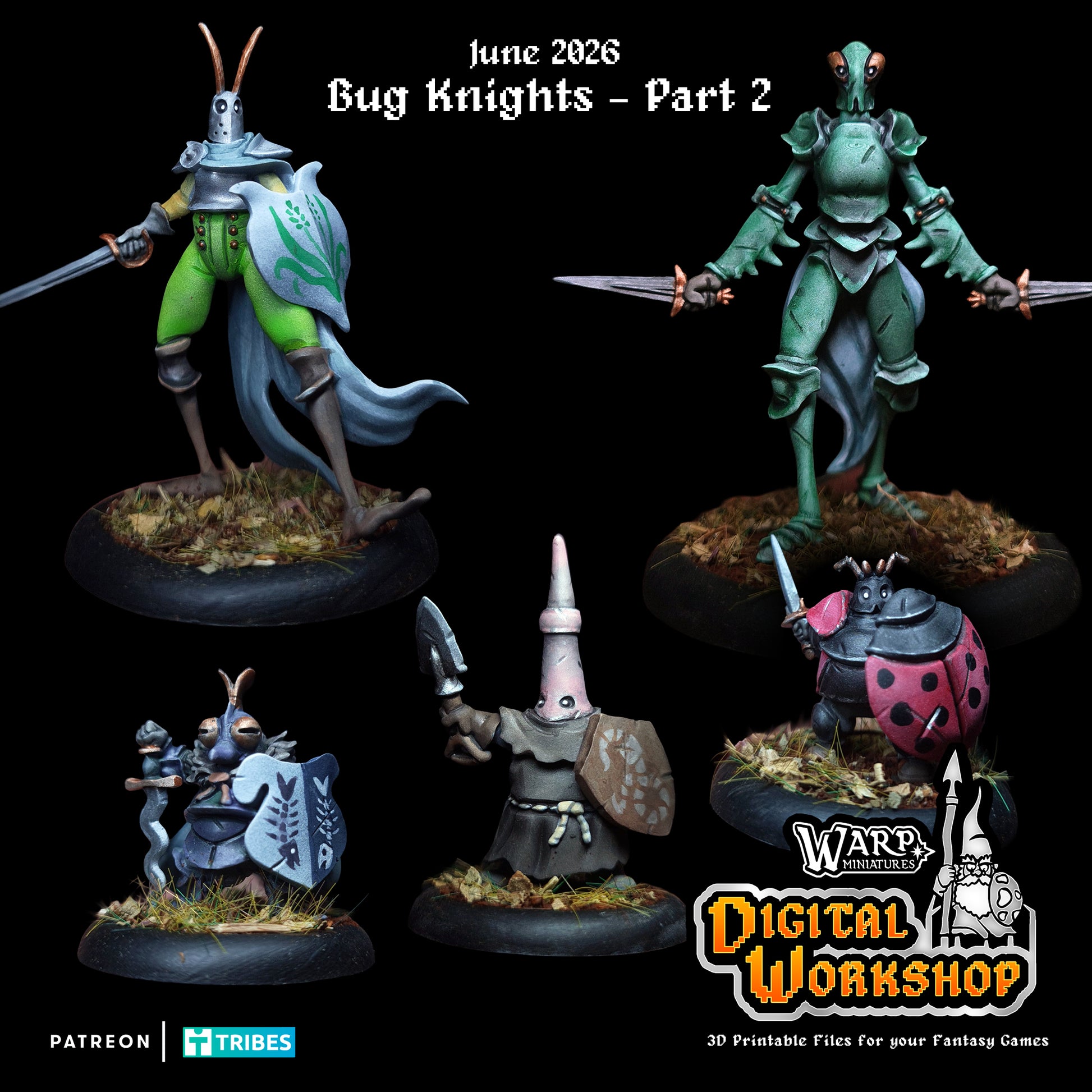 Bug Knights Part 2 - Warp Miniatures - 1