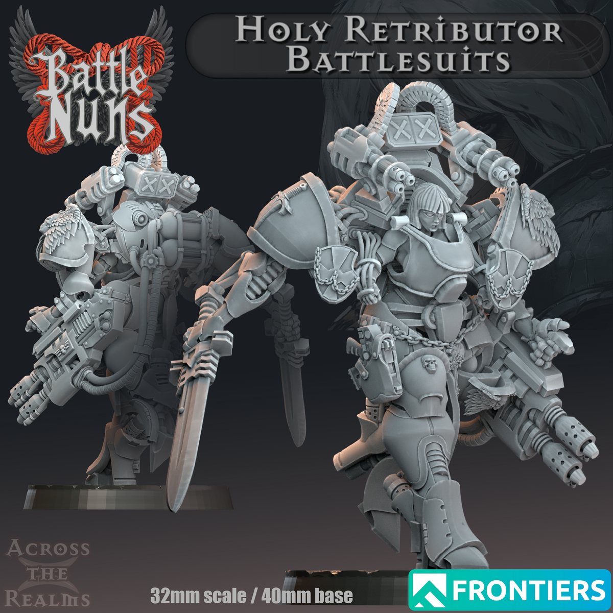 Holy Retributor Battlesuits - Battle Nuns - 3