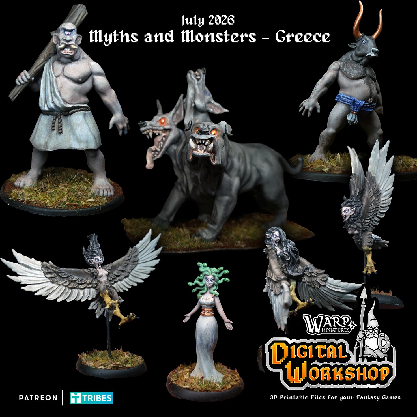 Myths and Monsters: Greece - Warp Miniatures - 1