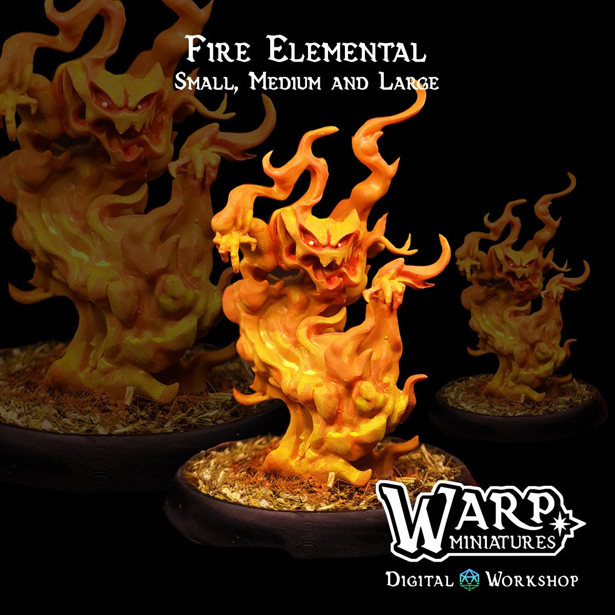Elementals: Fire - Warp Miniatures - 1