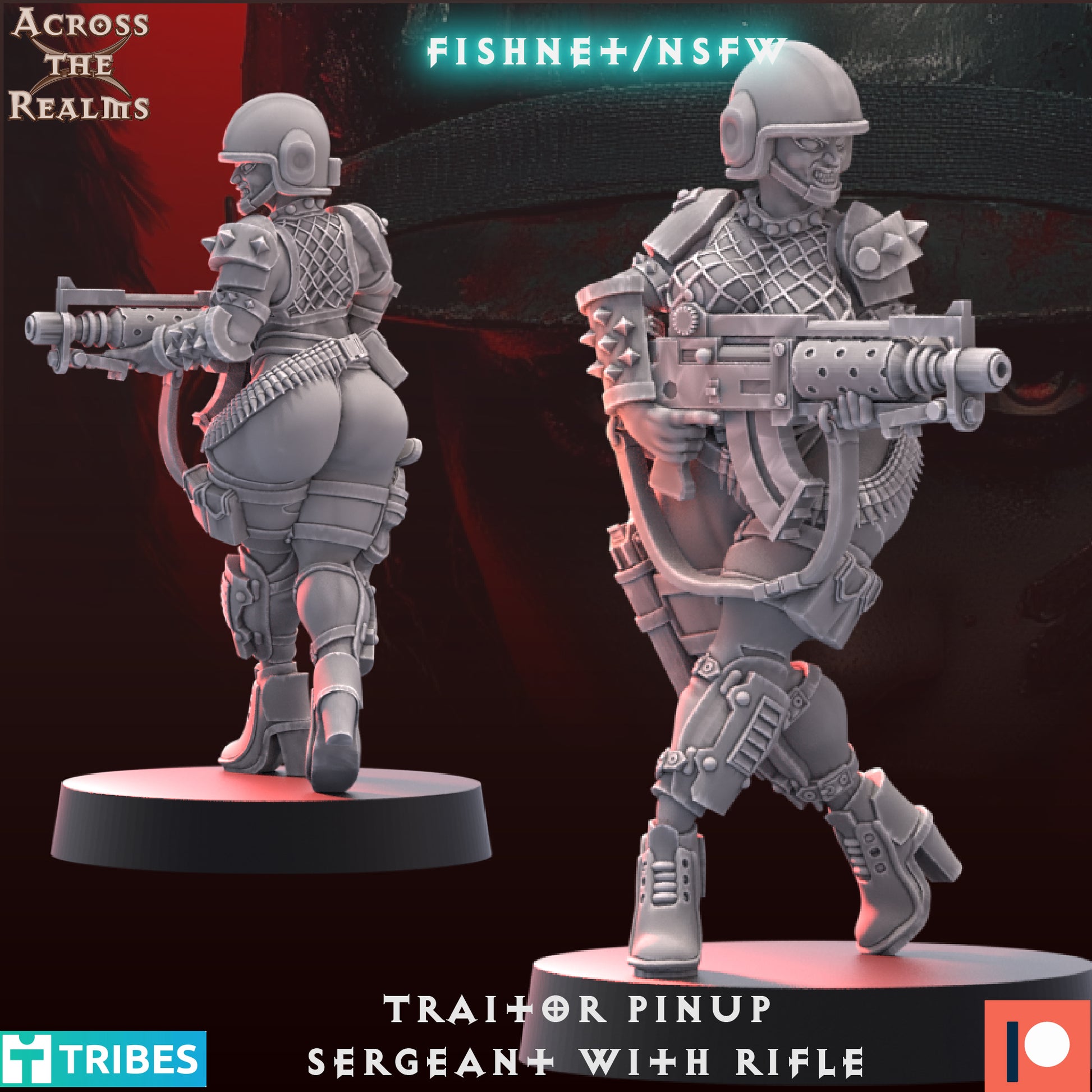 Sergeant with Rifle - Traitor Pinups - 2