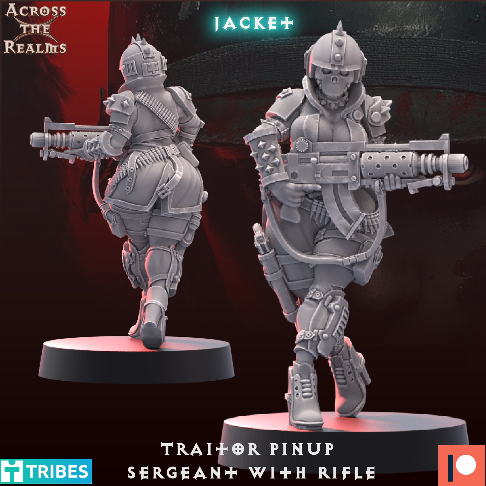 Sergeant with Rifle - Traitor Pinups - 1