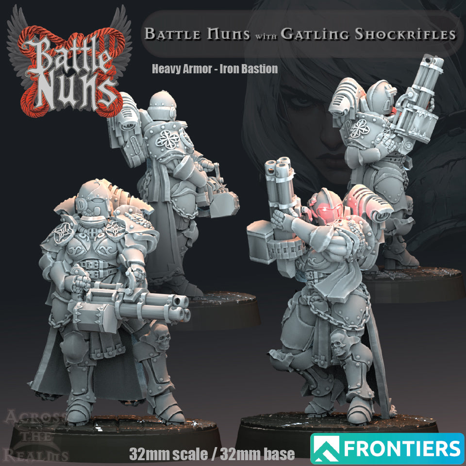 Gatling Shockrifles - Battle Nuns - 2