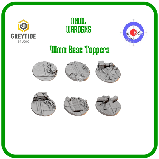 40mm Base Toppers - Anvil Wardens - 1