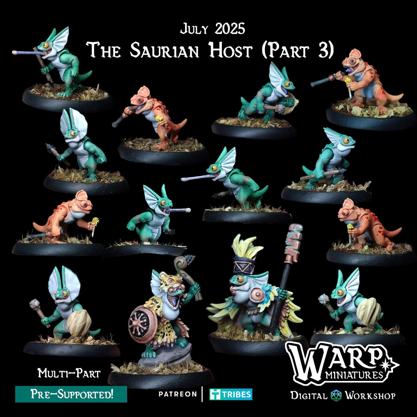 Saurian Host (Part 3) - Warp Miniatures - 1