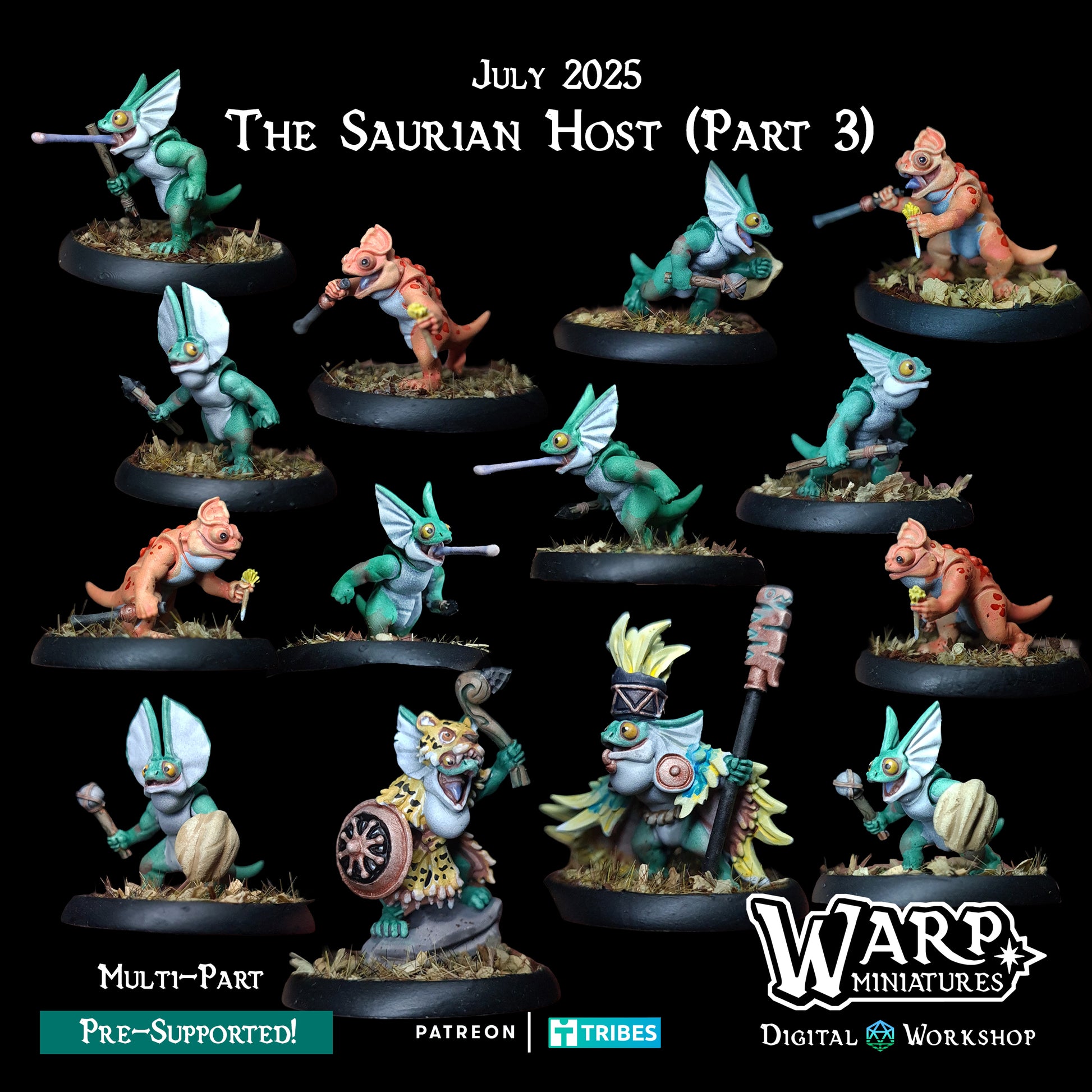 Saurian Host (Part 3) - Warp Miniatures - 1