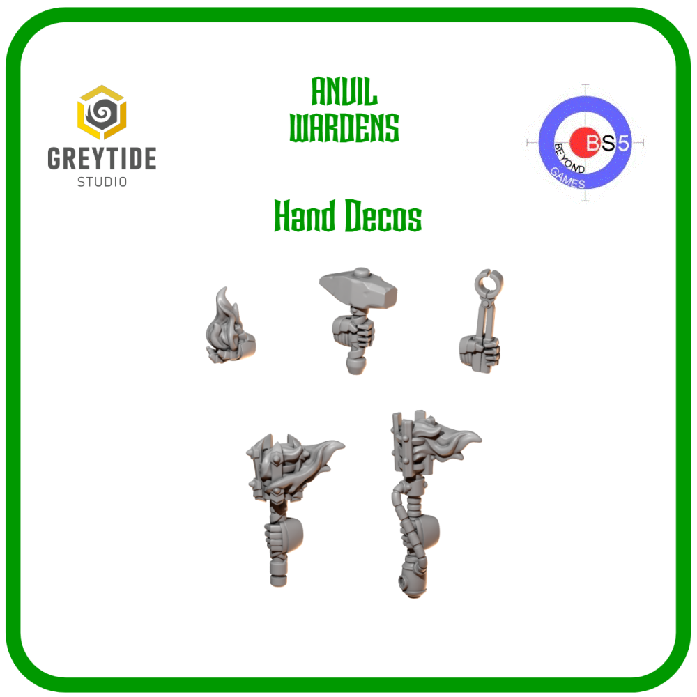 Hand Decos - Anvil Wardens - 1