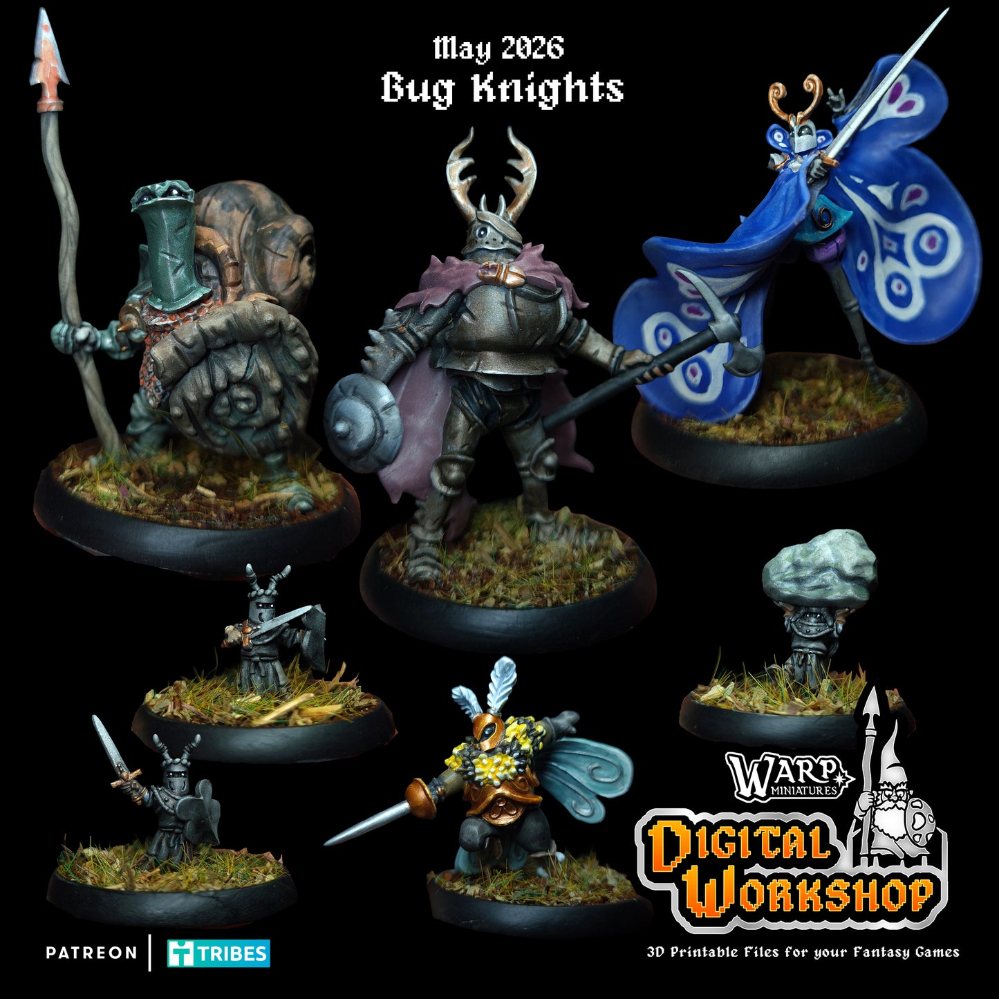 Bug Knights Part 1 - Warp Miniatures - 1