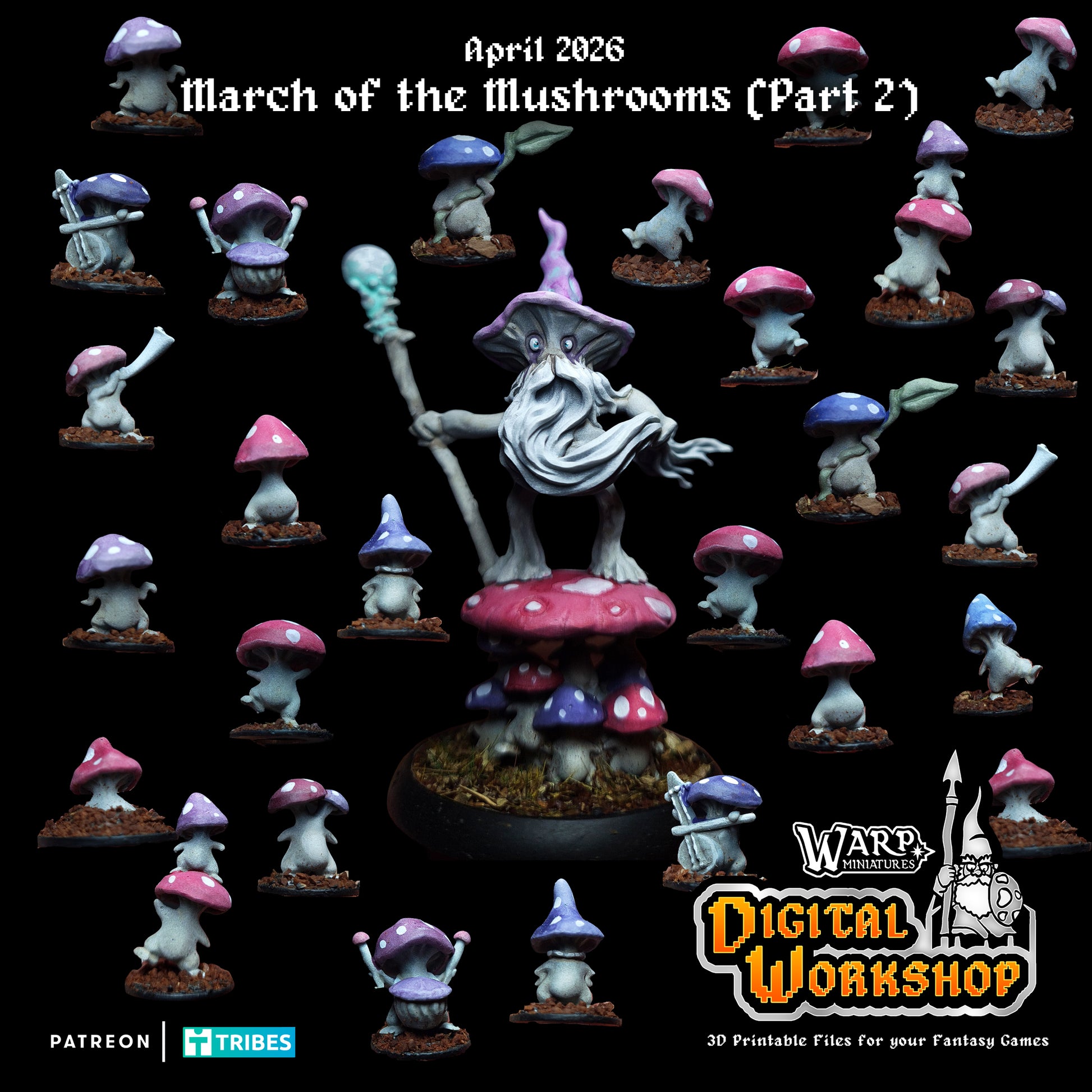 March of the Mushrooms Part 2 - Warp Miniatures - 1