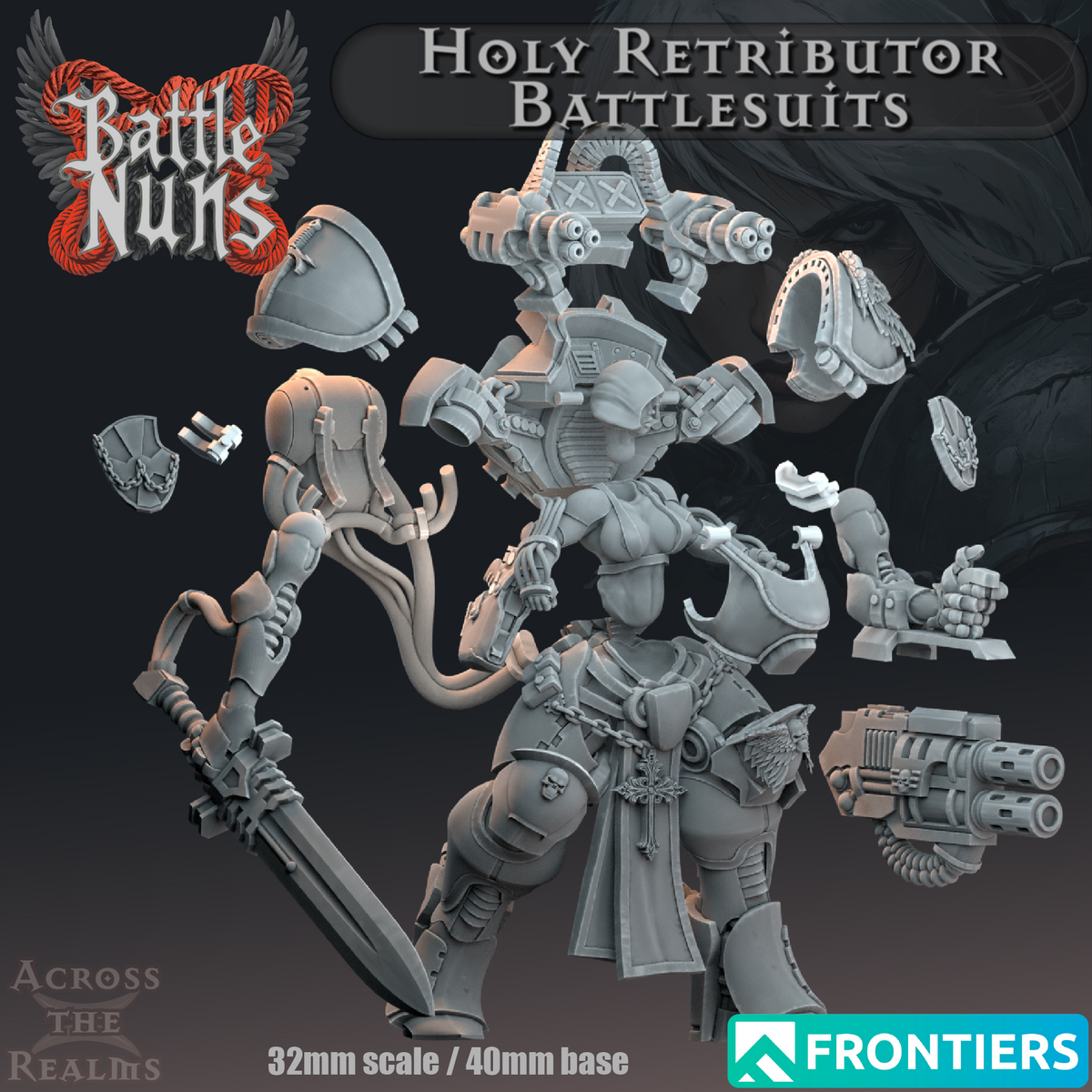 Holy Retributor Battlesuits - Battle Nuns - 5