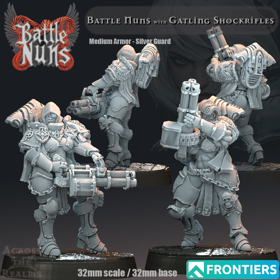 Gatling Shockrifles - Battle Nuns - 3