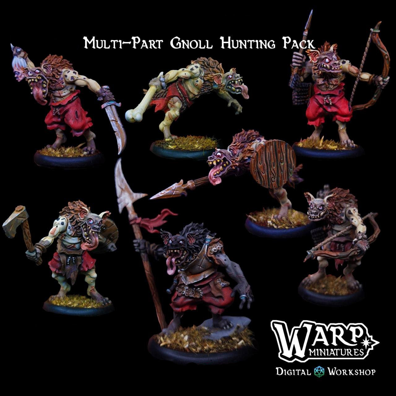 Gnoll Hunting Pack - Warp Miniatures - 1
