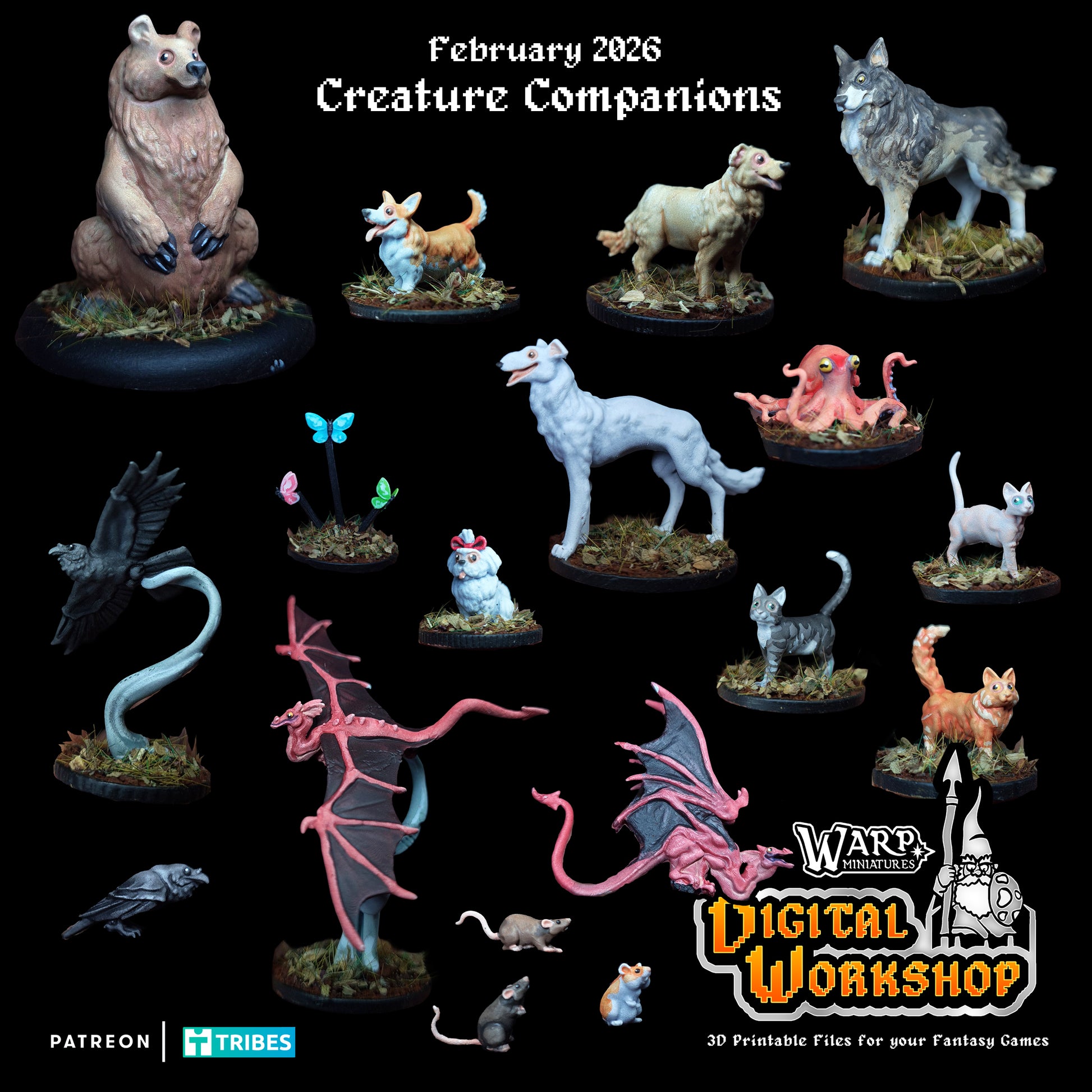 Creature Companions - Warp Miniatures - 1