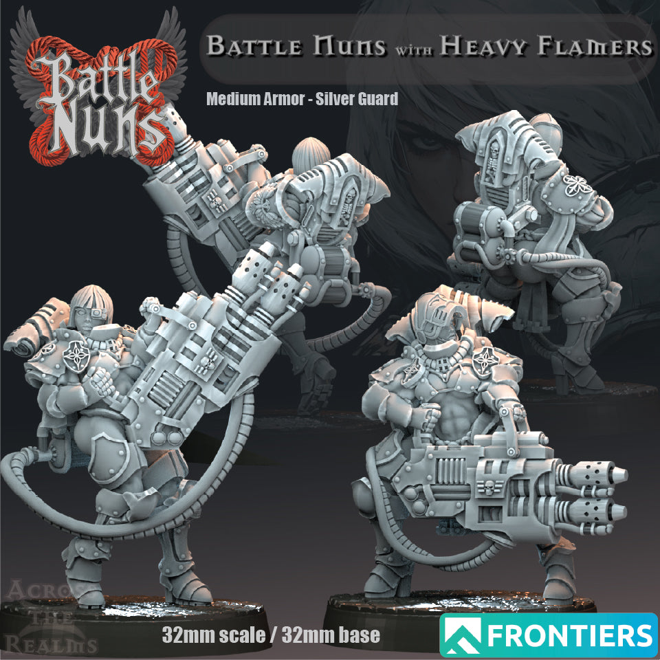 Heavy Flamers - Battle Nuns - 3