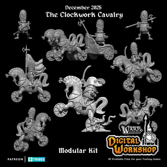 Clockwork Cavalry - Warp Miniatures - 1